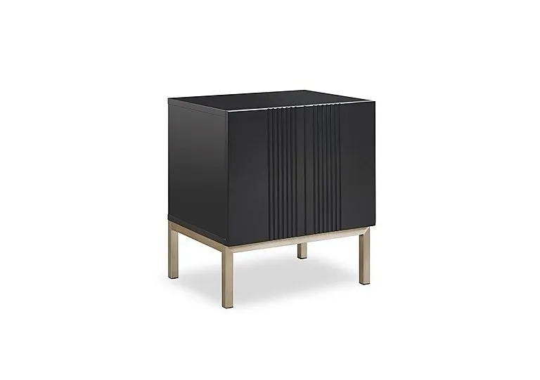 Delta Lamp Table with Smart LED Lighting - Black