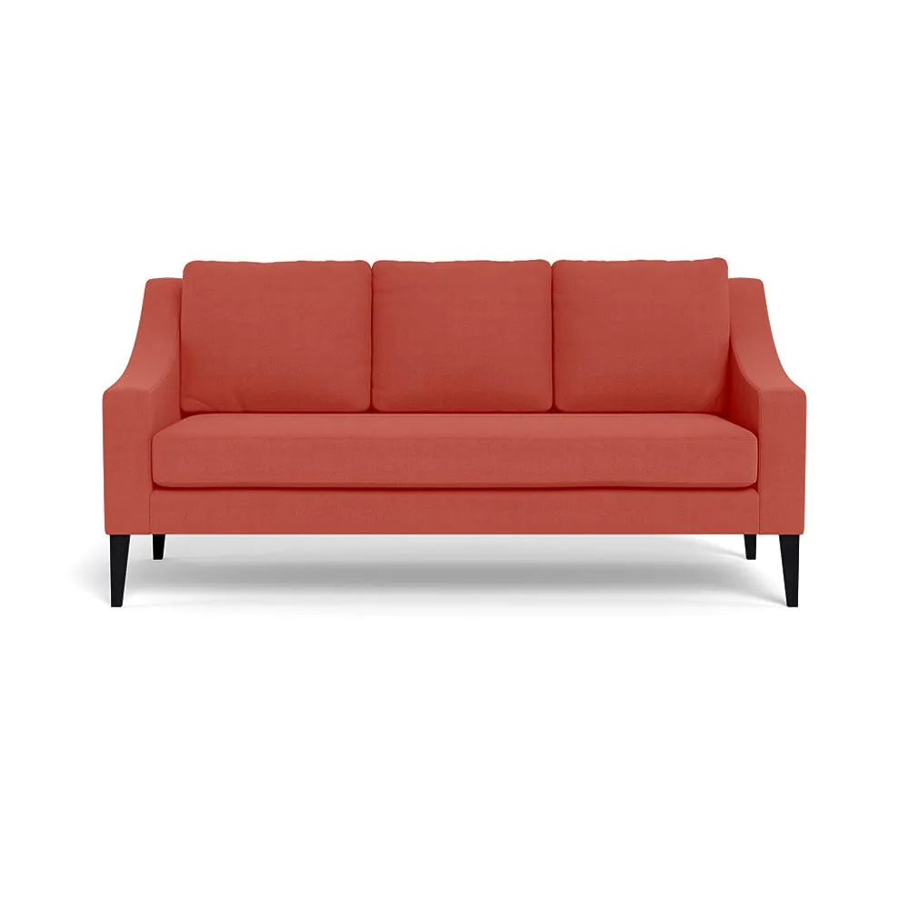 Heal's Richmond 3 Seater Sofa Linen Grenadine Black Feet