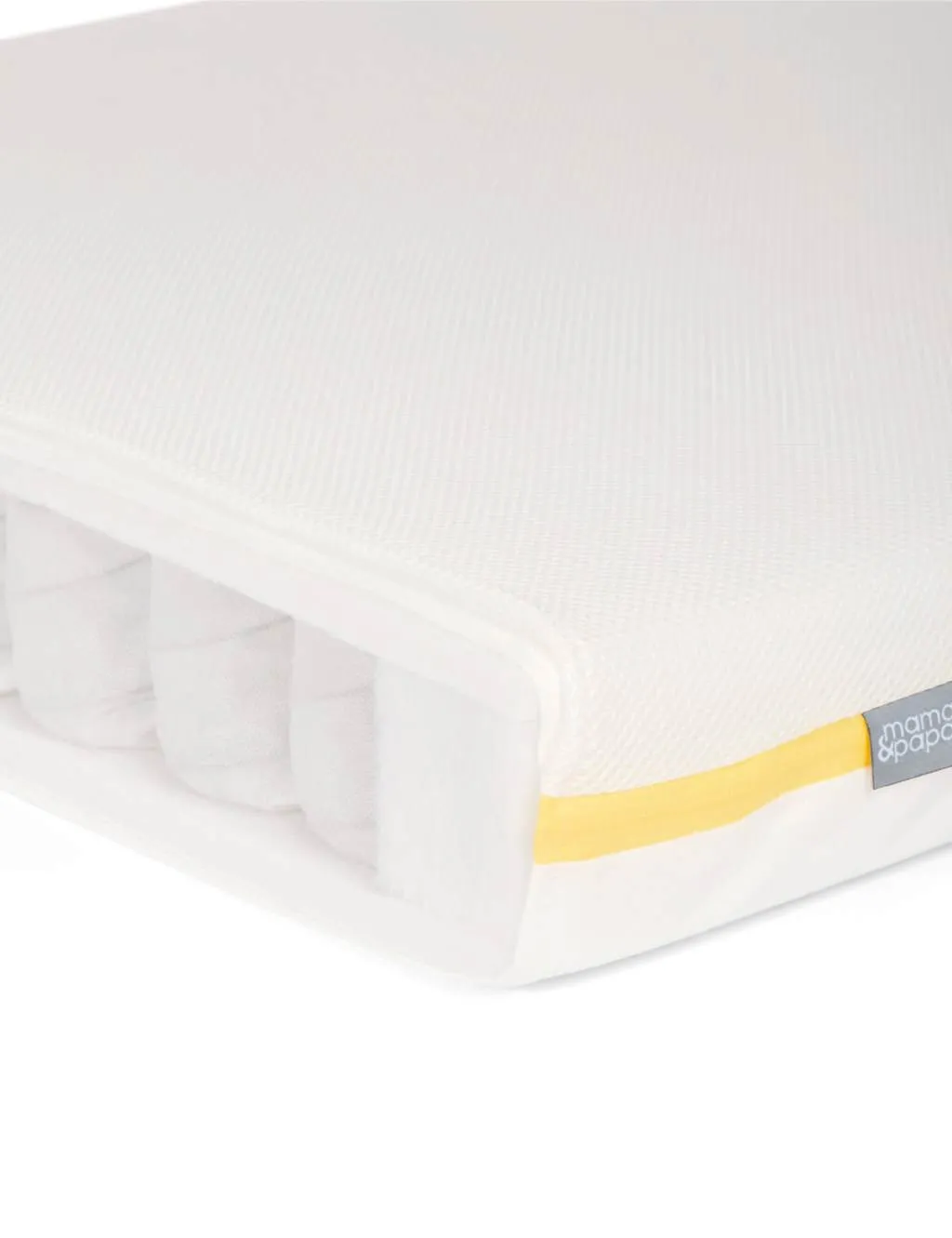 Mamas & Papas Essential Pocket Spring Cot Bed Mattress White