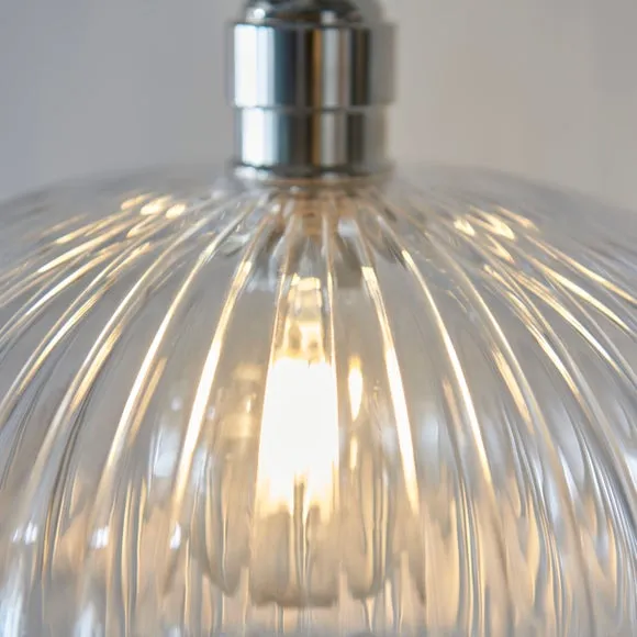 Vogue Sturt Ribbed Adjustable Pendant Light 2