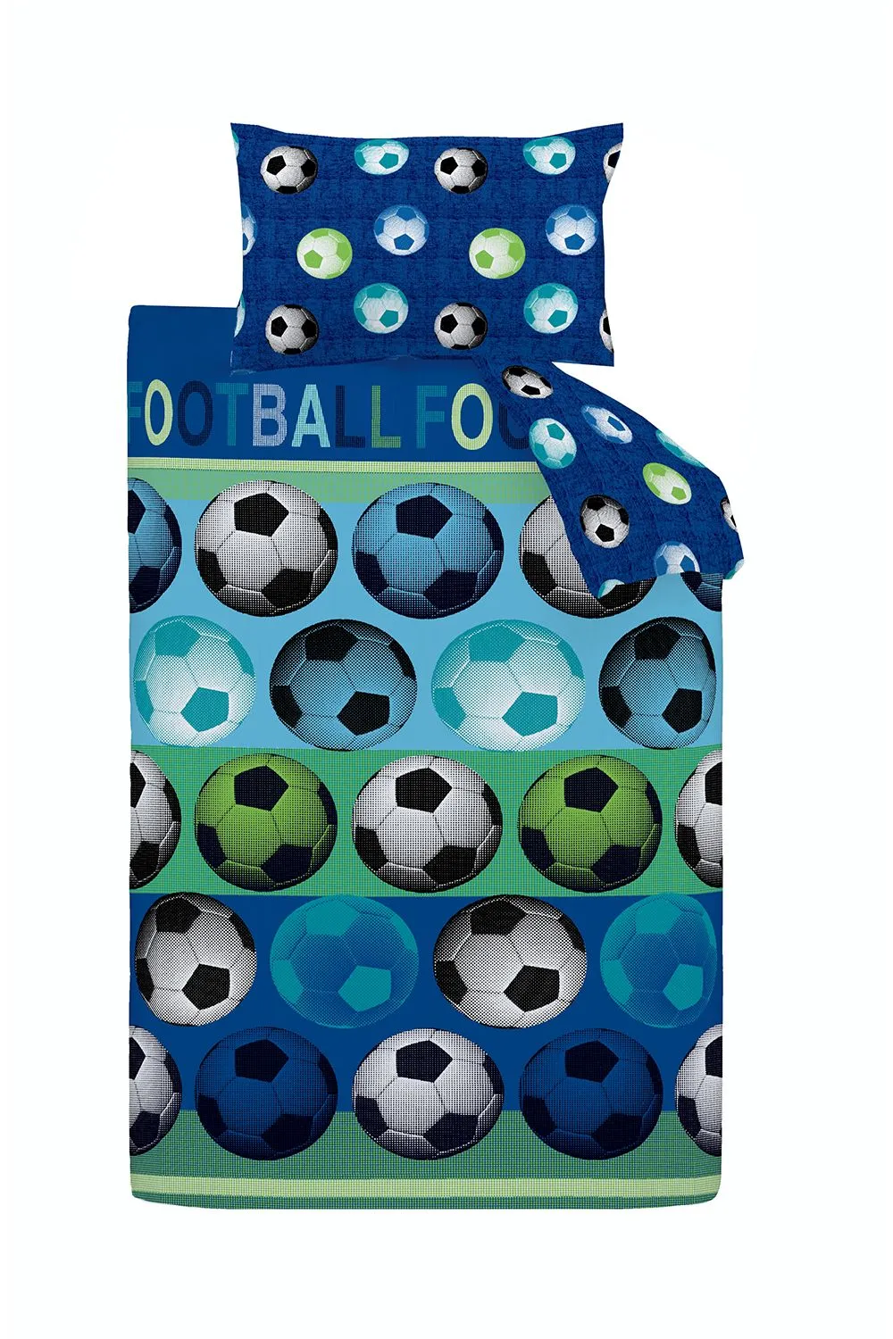 Catherine Lansfield Football Duvet Set in Blue 4