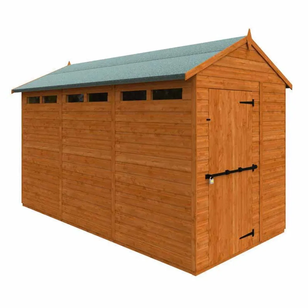 Buttercup Farm 12x6 Flex Apex Security 12mm Flex - L353.8 x W175 x H23.32 cm in Burnt Orange