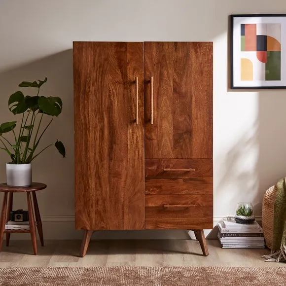 Maxton Small Wardrobe, Mango Wood