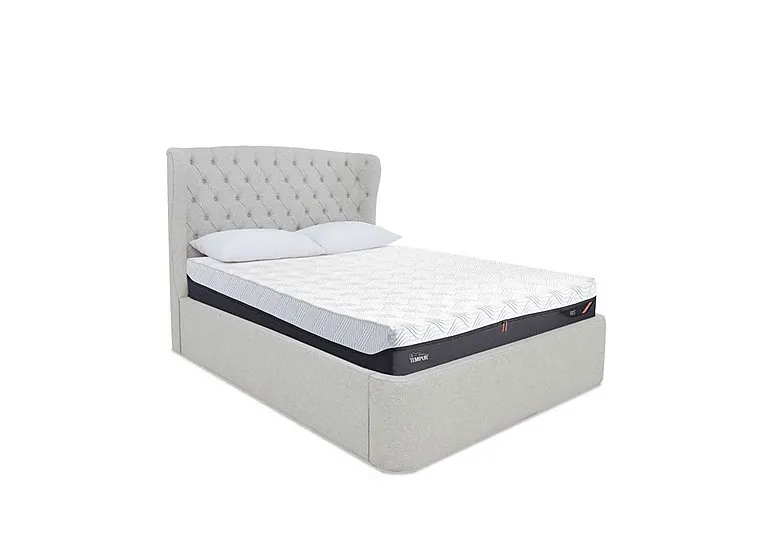 Holcot Ottoman Bed Frame - Super King - Shetland Pebble