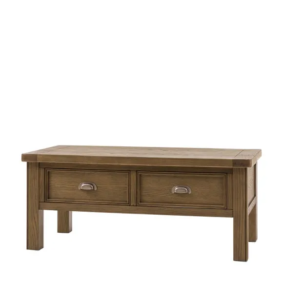 Cedar & Sage Harrison 2 Drawer Coffee Table 5
