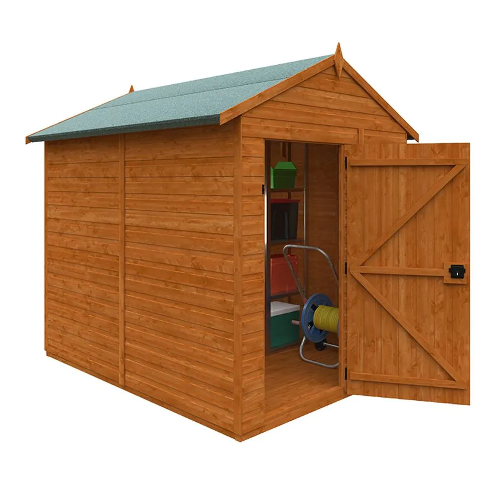 Buttercup Farm 8 x 6 Feet Flex Apex Windowless 12mm Flex - L238.8 x W175 x H213.5 cm in Burnt Orange 2