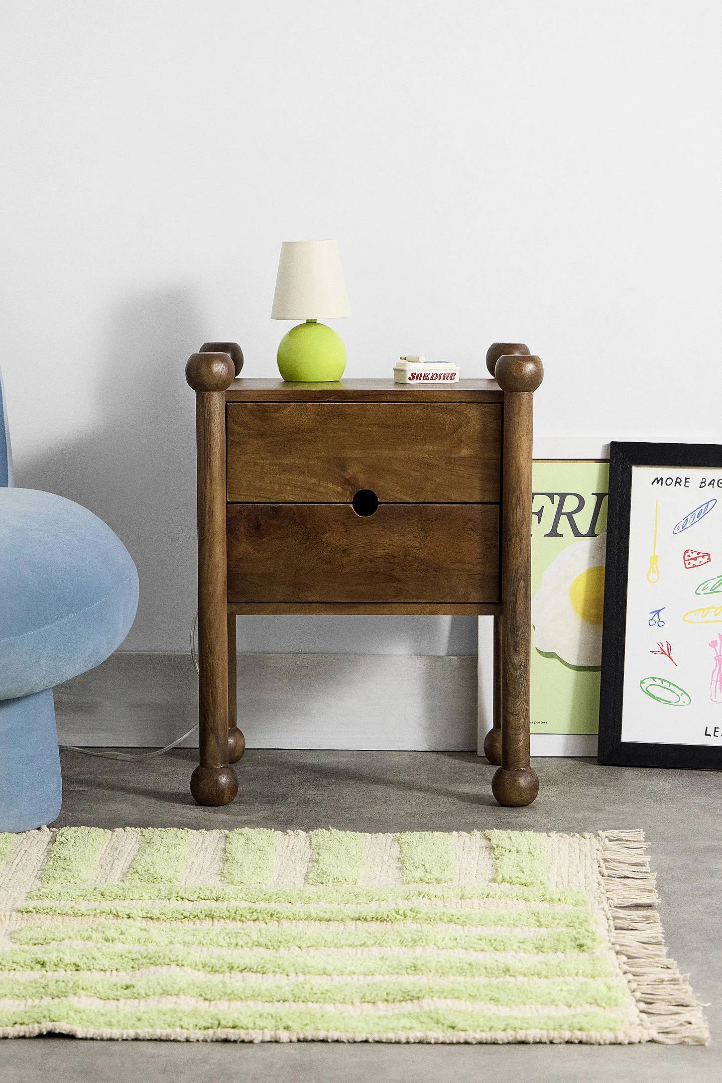 Bobble Nightstand - Brown