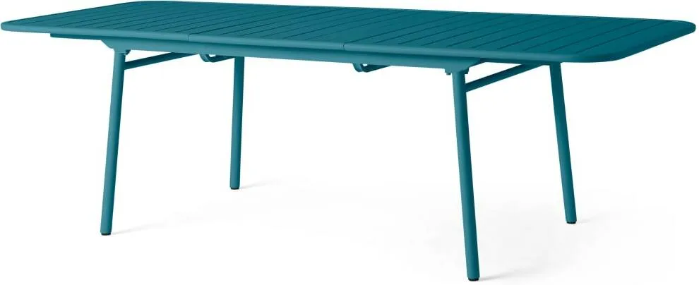 Tice Garden 8-10 Extendable Dining Table, Teal