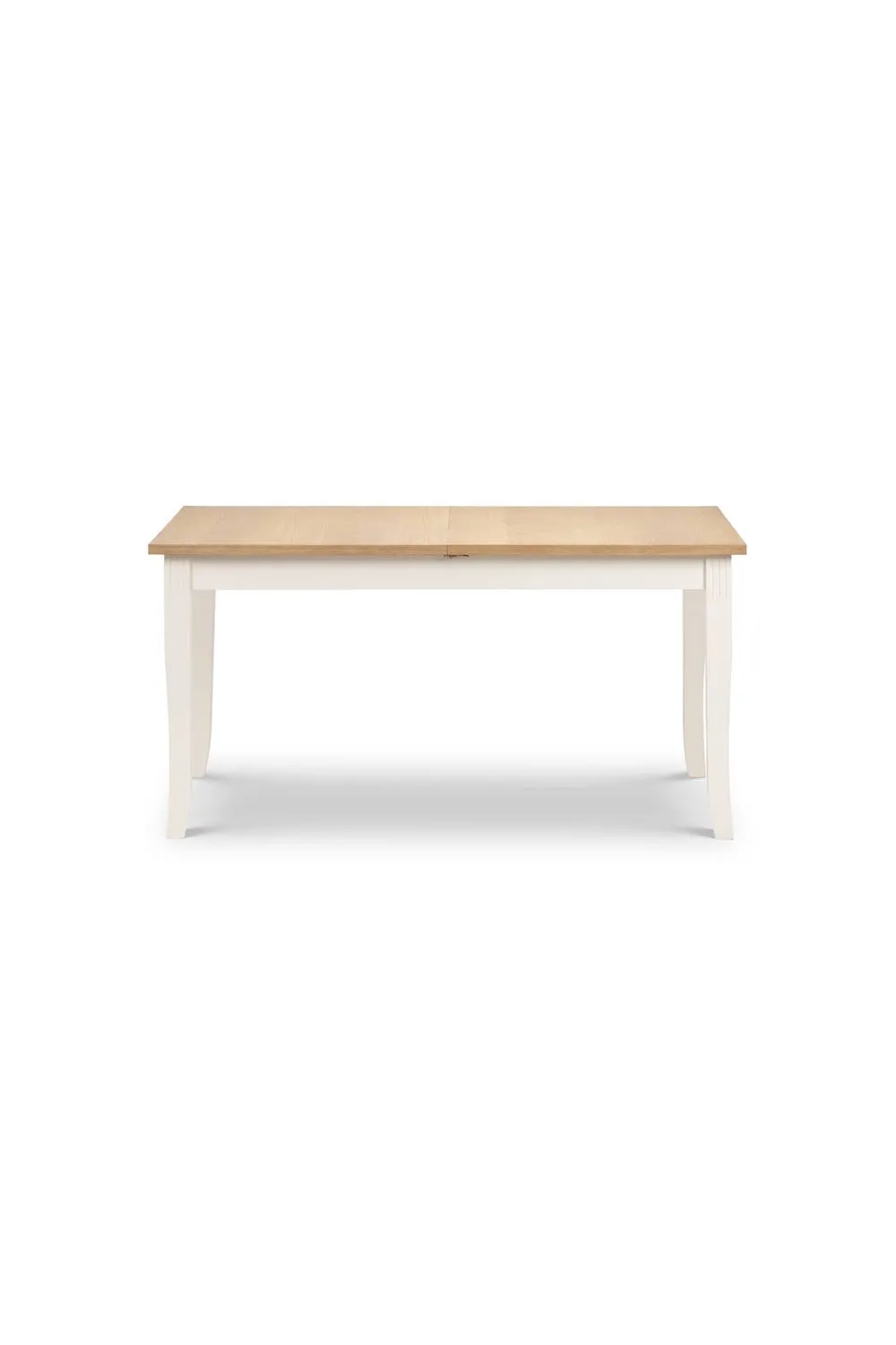 Julian Bowen Davenport Rectangular Extending 4-6 Seater Dining Table in Ivory 6