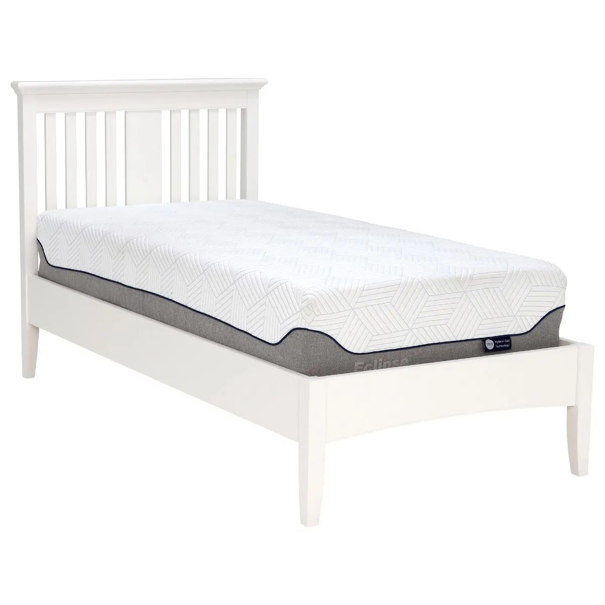 White Sing/Double/King Bed Frame - Barker & Stonehouse