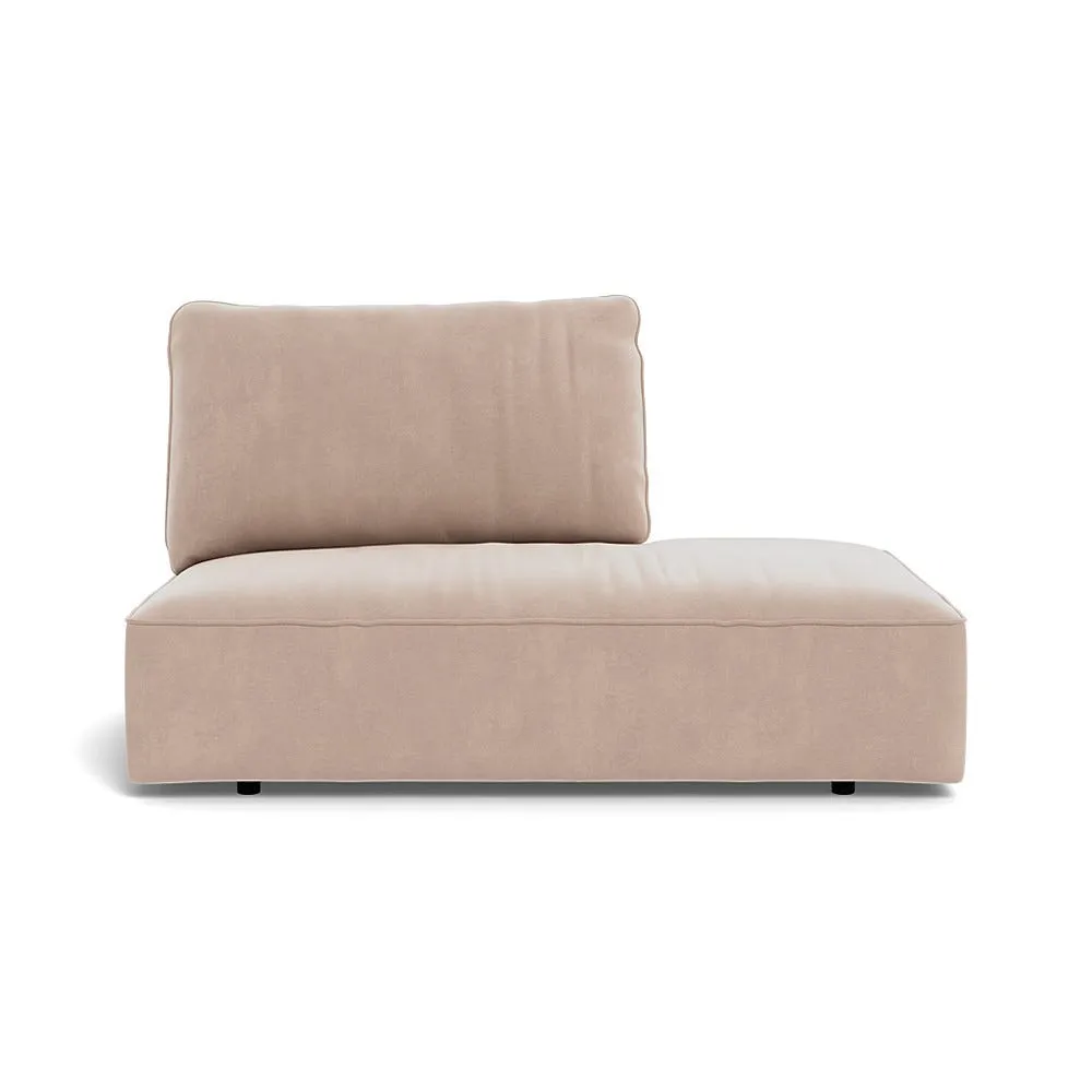 Heal's Morven Right Hand Facing Open End Unit Smart Velvet Pebble 1