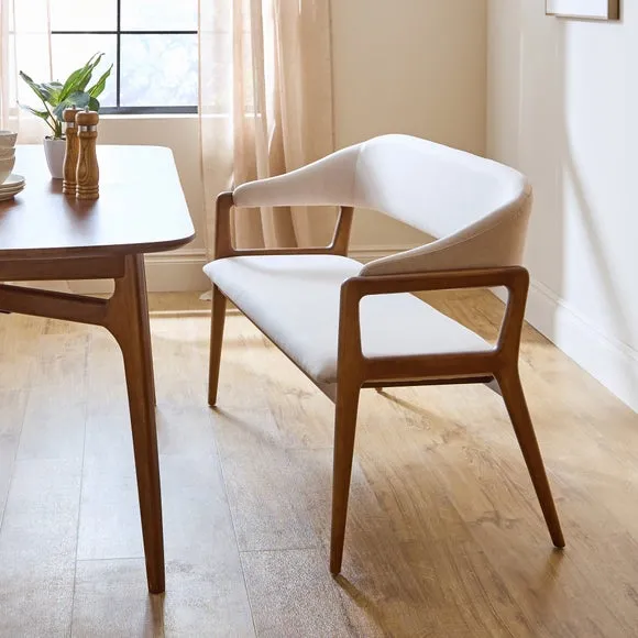 Hugh Dining Bench, Fabric