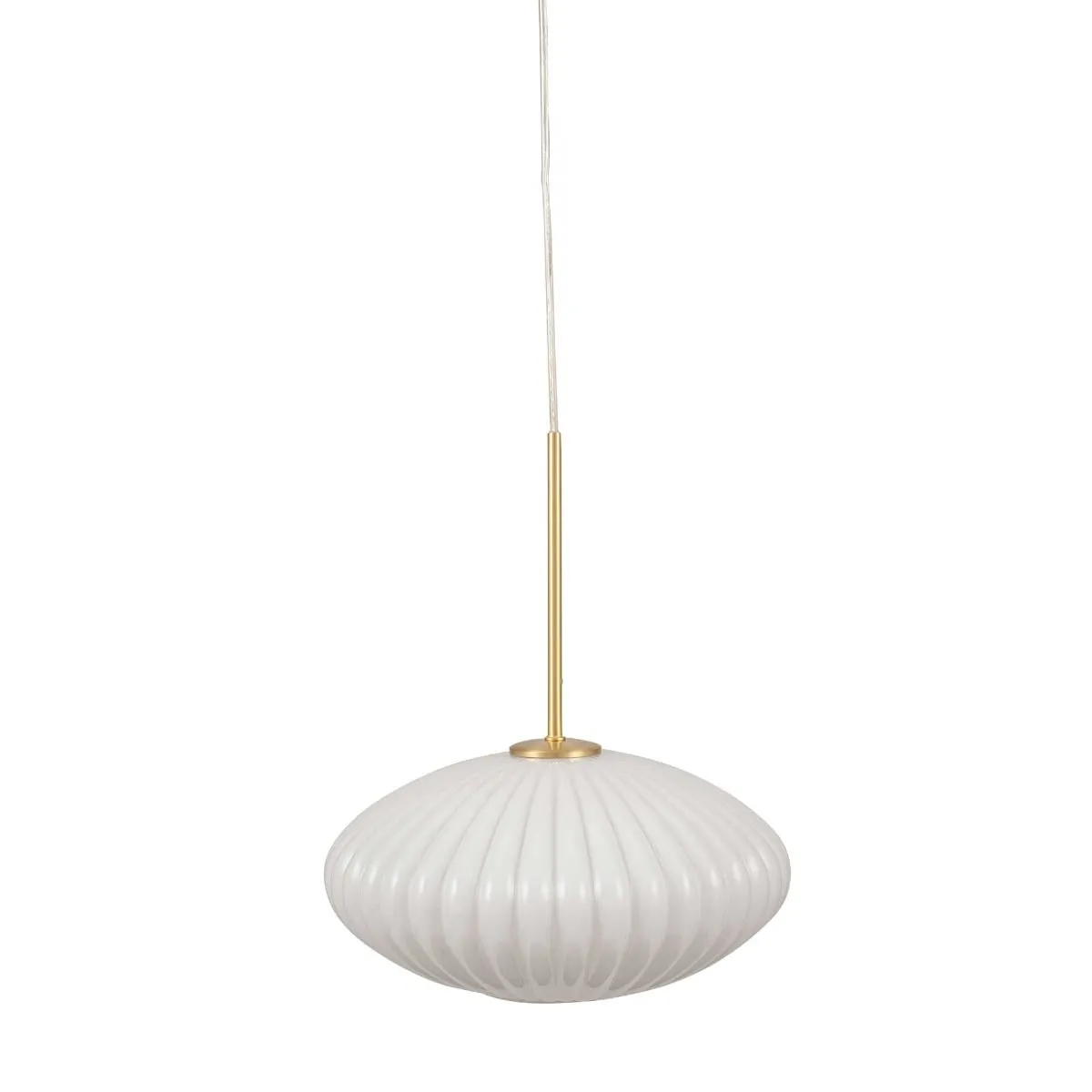 White Oval Pendant Light Glass | Barker & Stonehouse 6