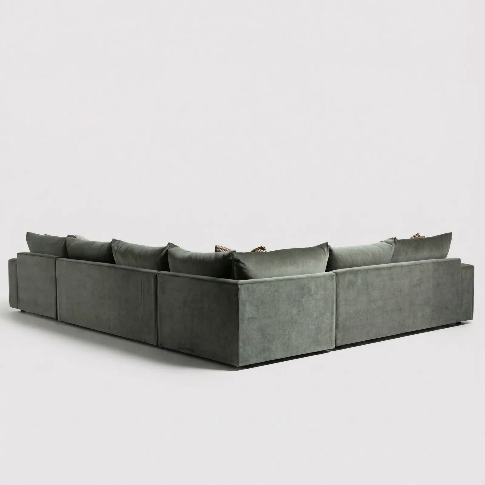 Providence Rhf Modular Corner Modular Sofa, Green Fabric | Barker & Stonehouse 5