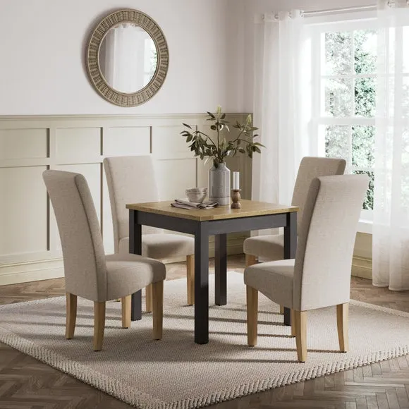 Olney Compact 4 Seater Square Dining Table 1