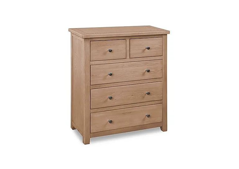 Grace Oak 2+3 Drawer Chest