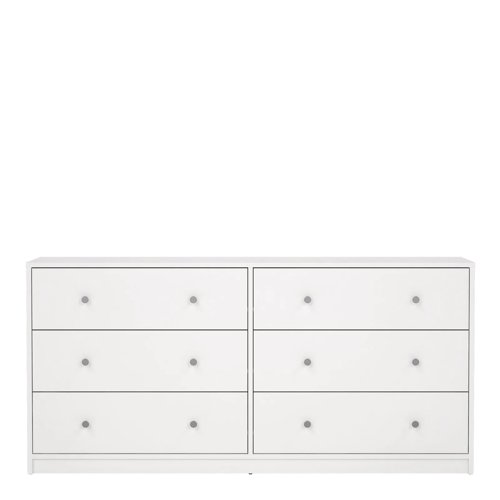 Furniture To Go May Chest of 6 Drawers (3+3) in White 2