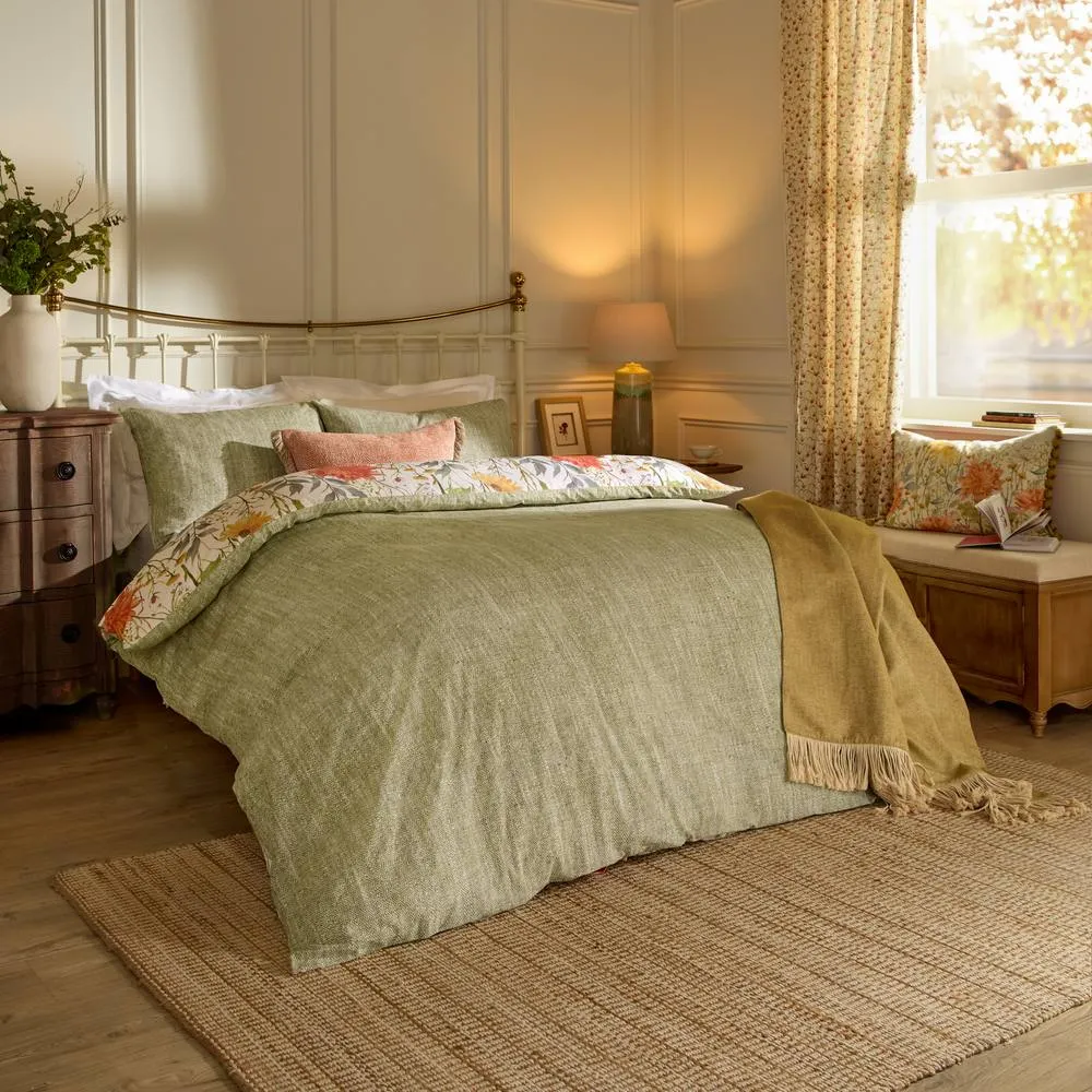 Voyage Maison Delamere 100% Cotton Reversible Duvet Cover Set 5