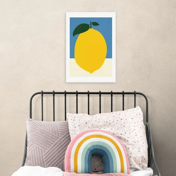 East End Prints Yellow Lemon Print 1