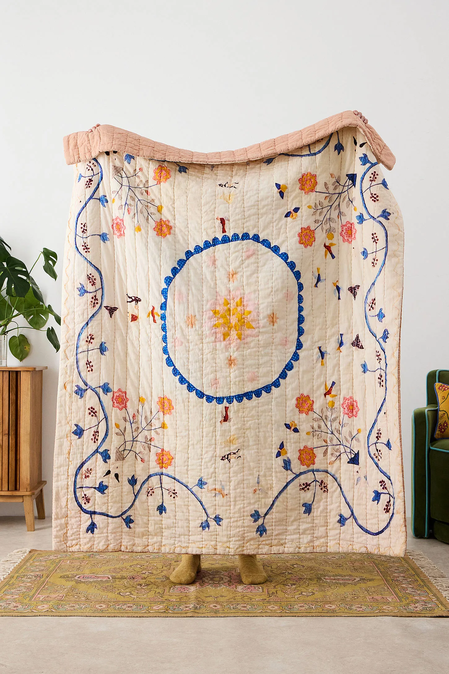 Boho Quilted Throw