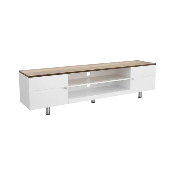 AVF White Sands Extra Wide TV Stand for TVs up to 85” 2