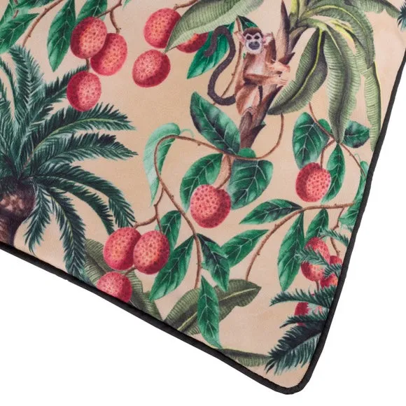 Monkey Palm Monkeys Outdoor Square Cushion 3