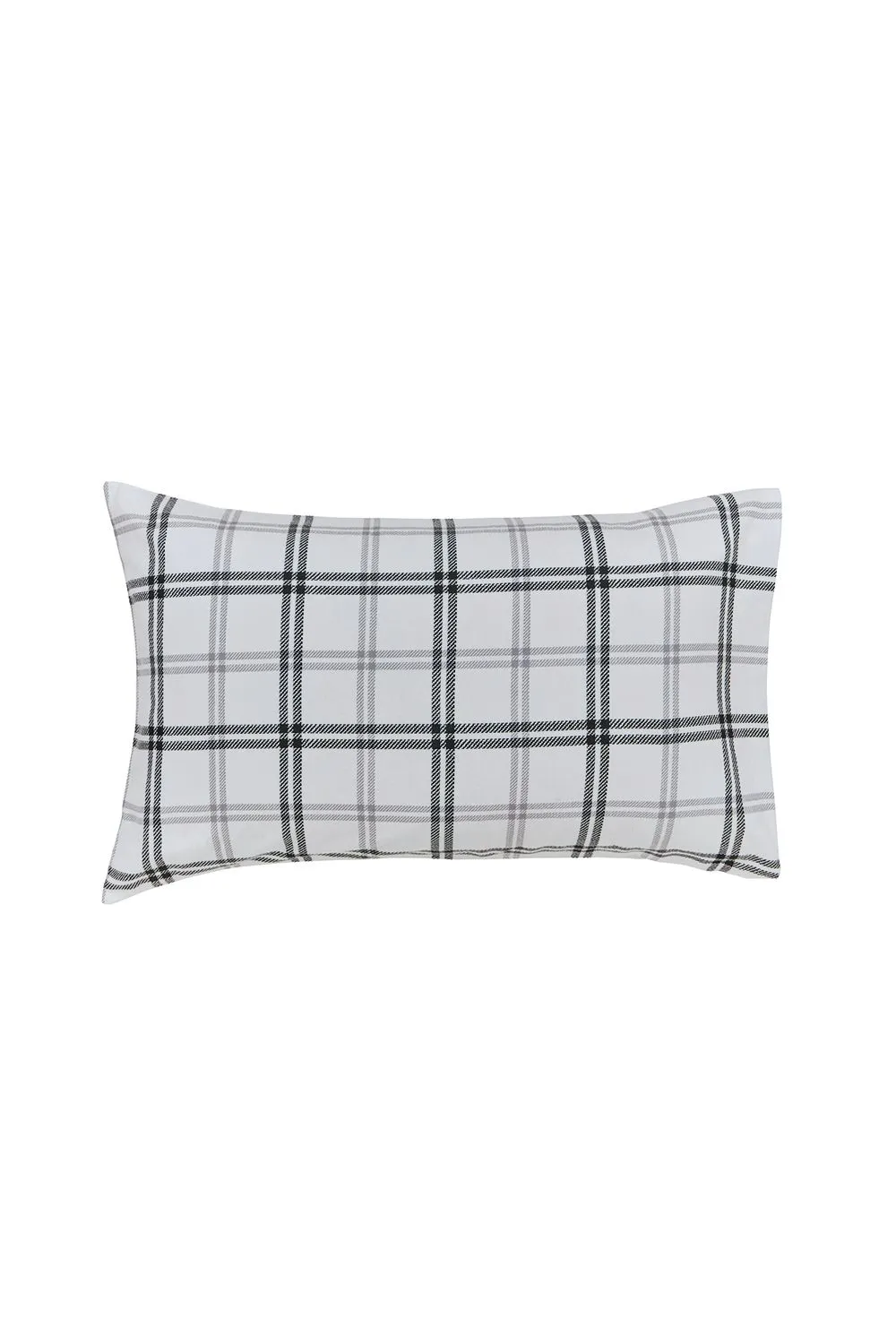 Helena Springfield 'Hunter's Check' Brushed Cotton Duvet Cover Set in Grey 4