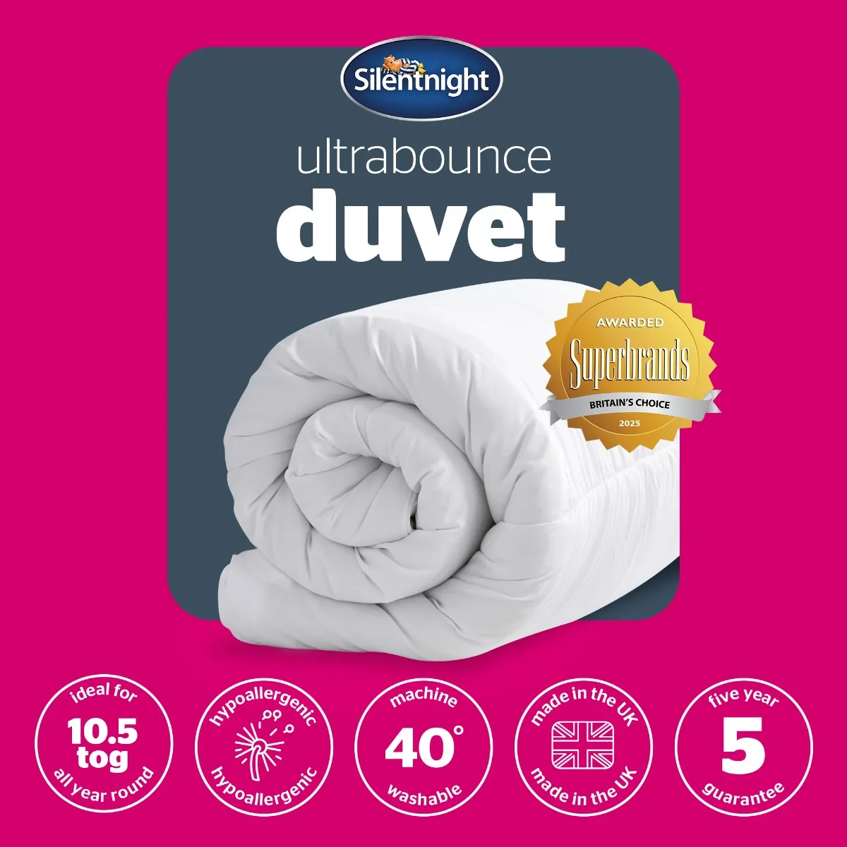 Silentnight Ultrabounce Duvet - 10.5 Tog - Double