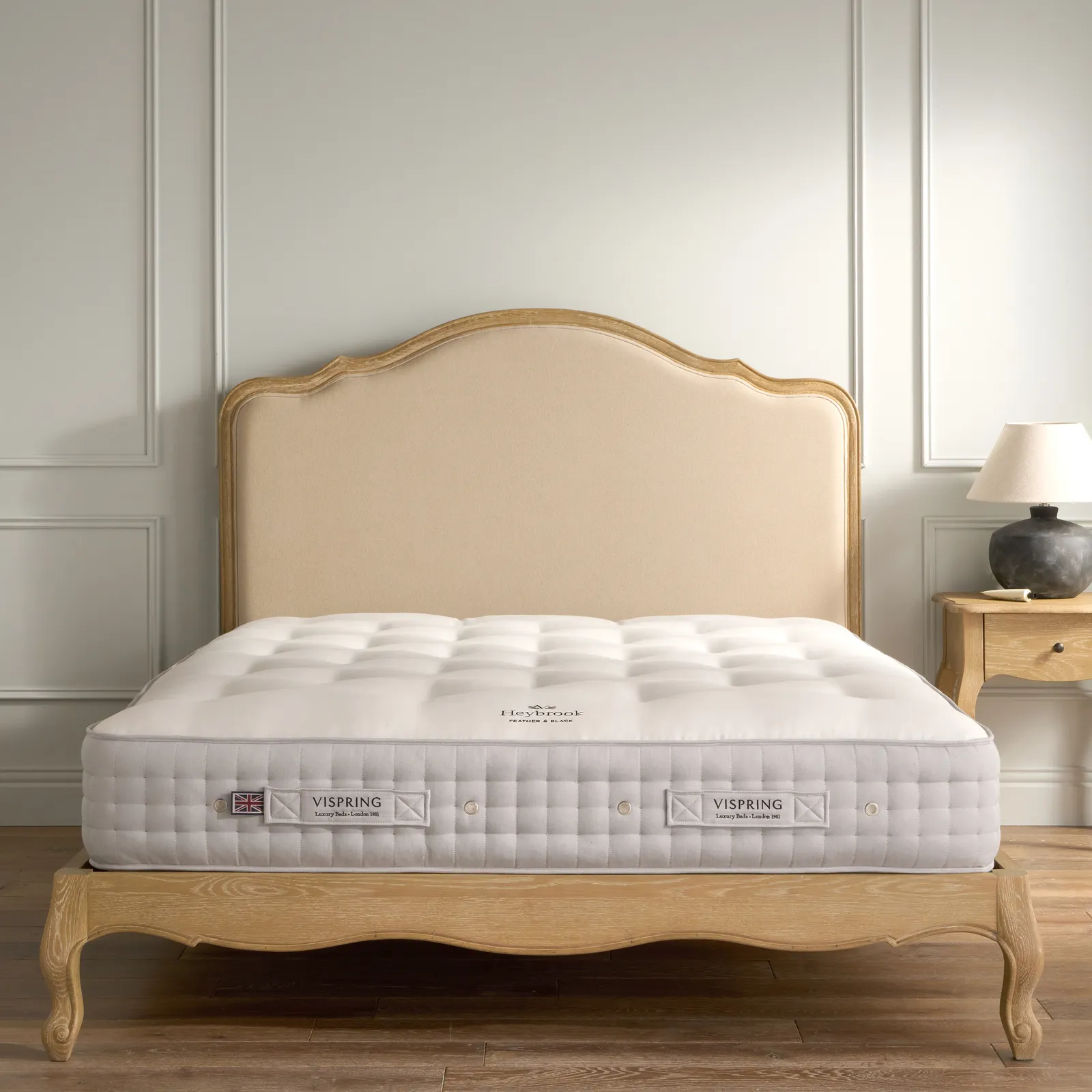 Vispring Heybrook Mattress, Super King - Single Tension Mattress, Soft