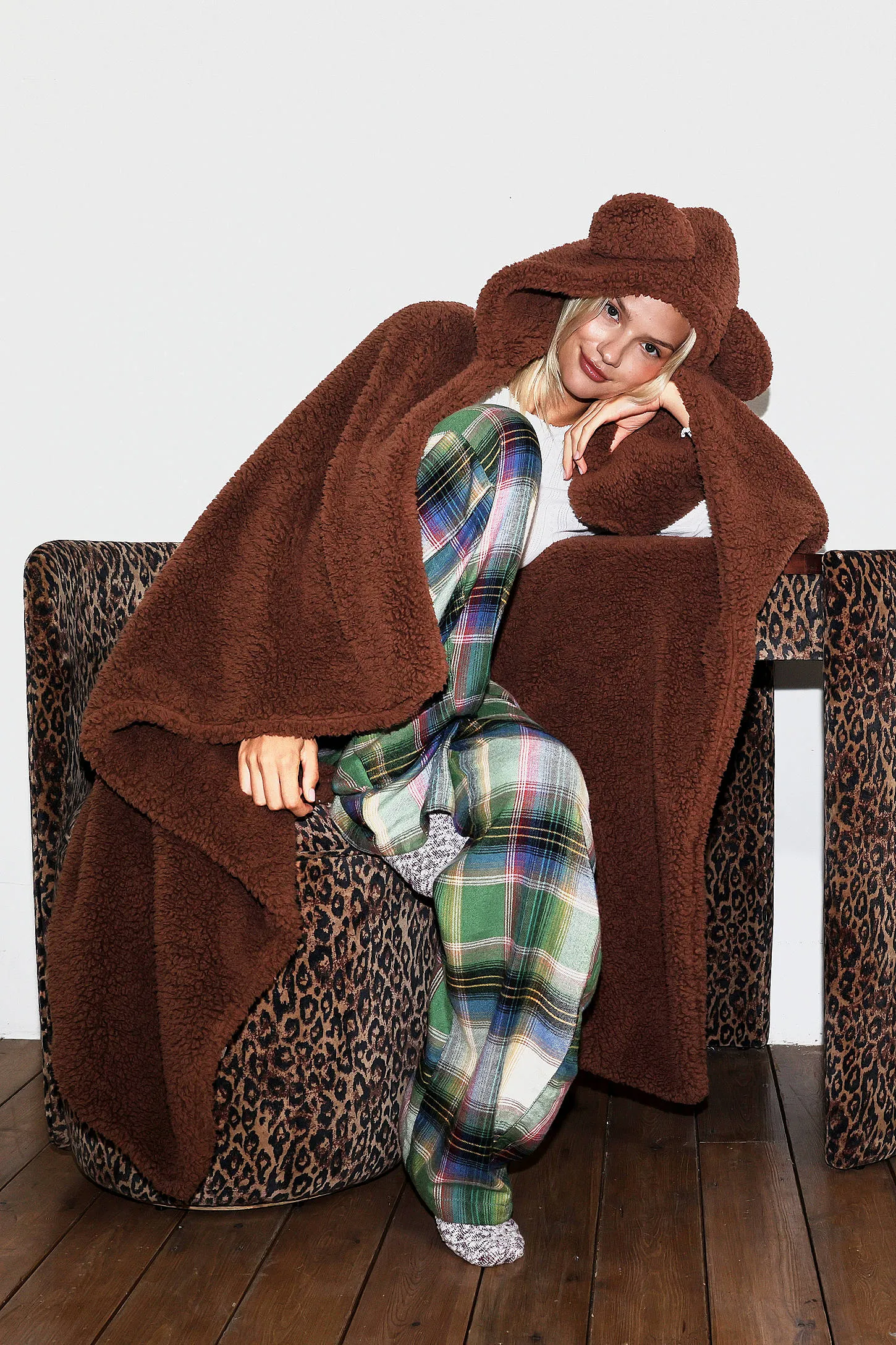 Bear Ear Blanket - Brown ALL 4