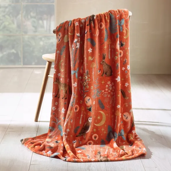 Catherine Lansfield Enchanted Twilight Throw Blanket 130cm x 170cm 1