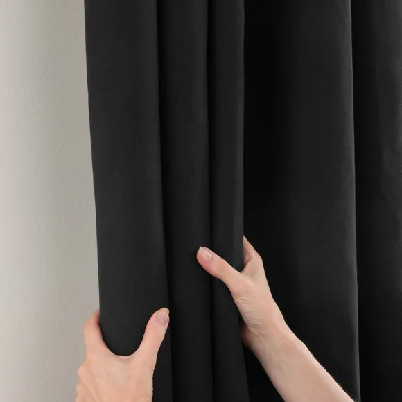 Luna Brushed Pencil Pleat Curtains (Blackout Available) 5