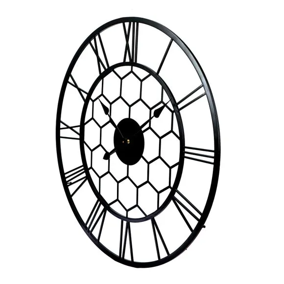 Charles Bentley Stanwick Indoor Outdoor Round Skeleton Wall Clock 6