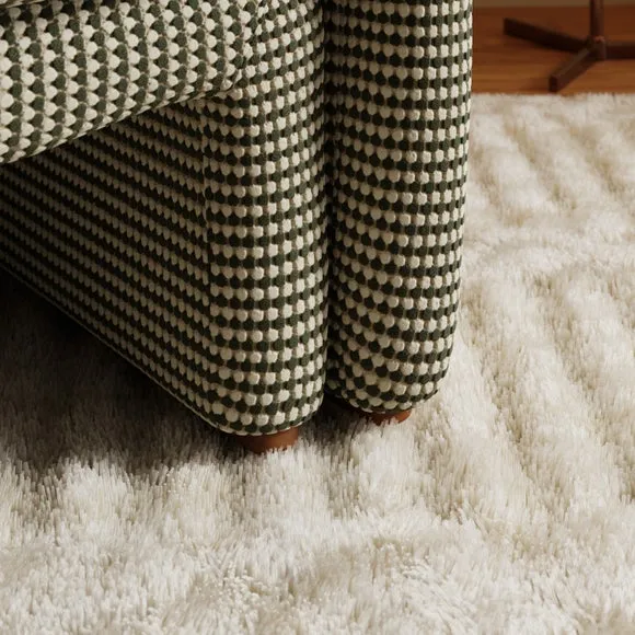 Monty Bobble Chenille Accent Chair And Footstool 5