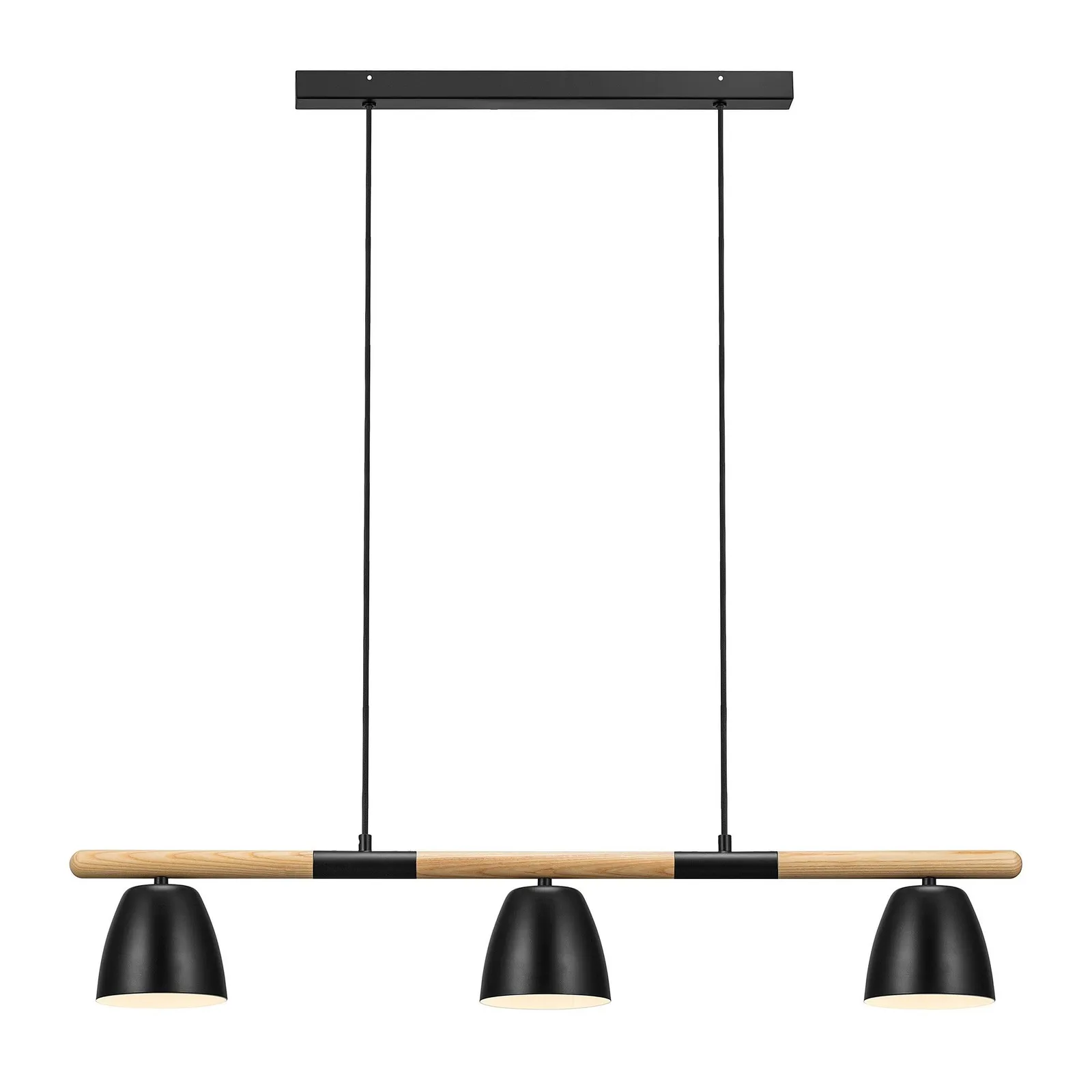 Nordlux Theo Pendant Light Black Metal Dining Room GU10 Mains 2