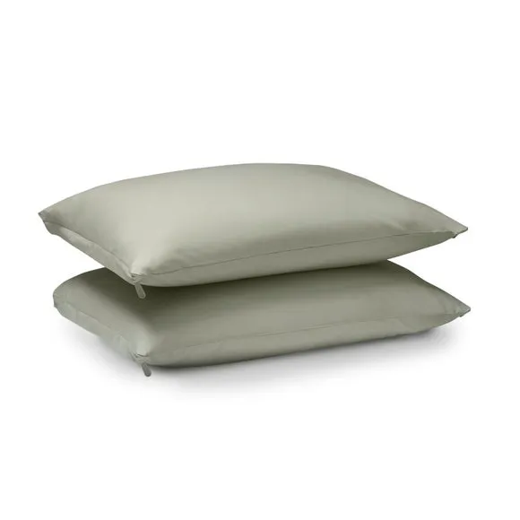 Pure Cotton Easy Zip Standard Pillowcase Pair 4