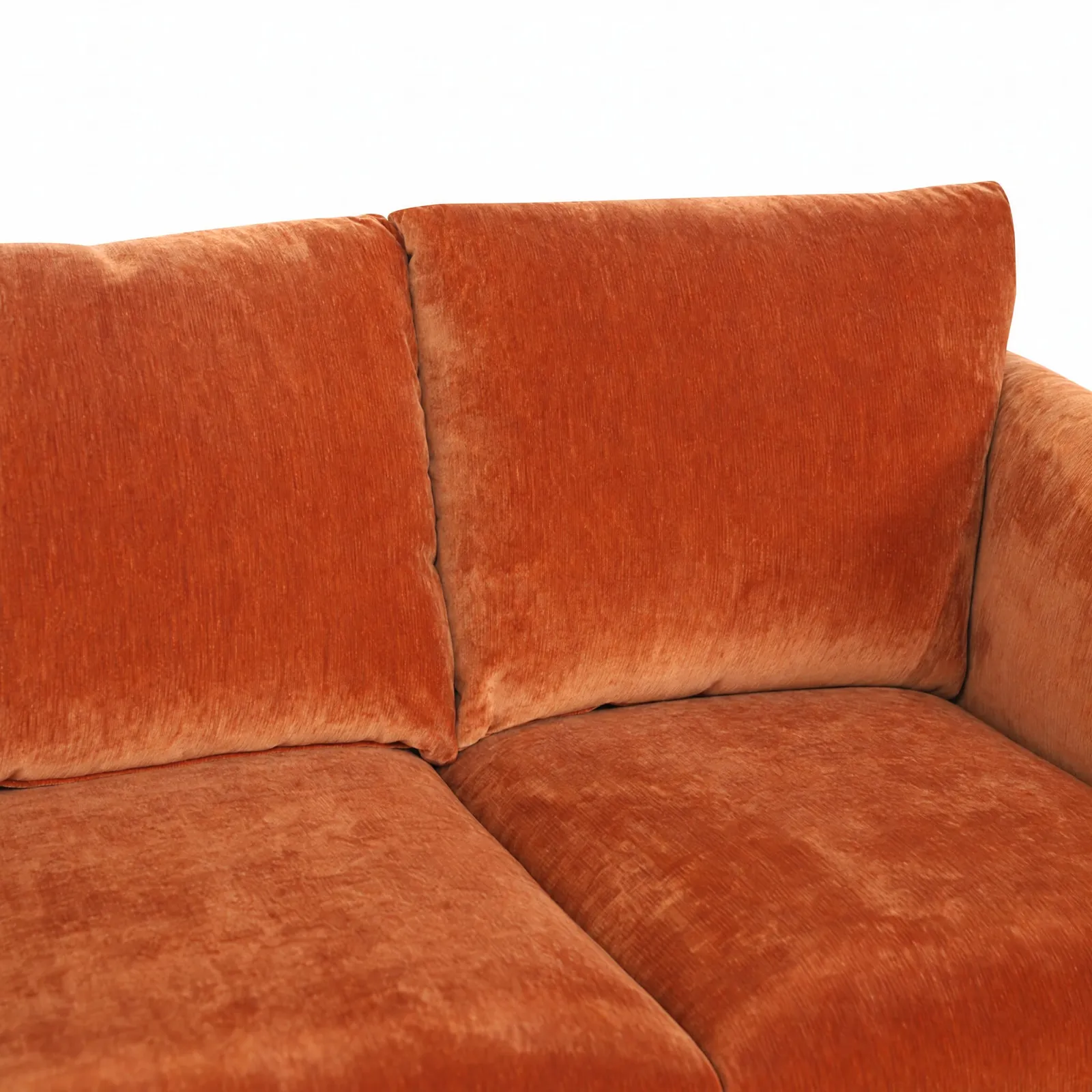 Boone 2 Seater Sofa, Orange Velvet | Barker & Stonehouse 4