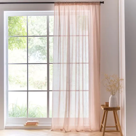 Marley Linen Slot Top Voile Panel 2