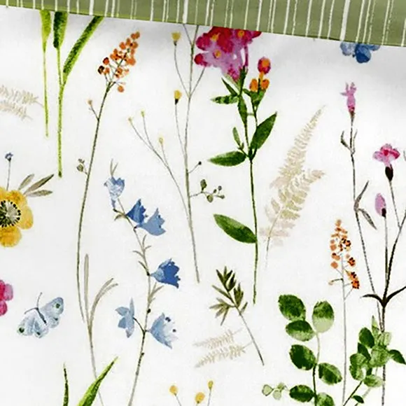 Spring Glade Multicoloured 168 x 183cm Pencil Pleat Curtains 3
