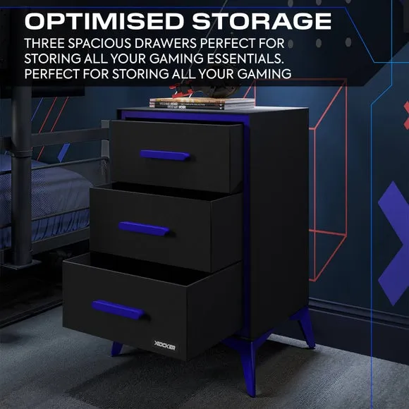 X Rocker Arcane 3 Drawer Chest 3