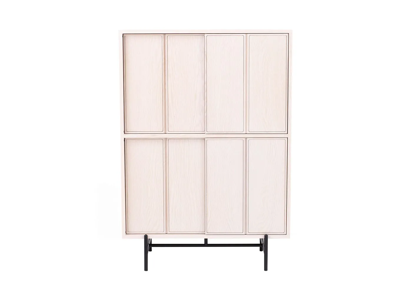 Ercol Canvas Tall Cabinet Whitened Ash