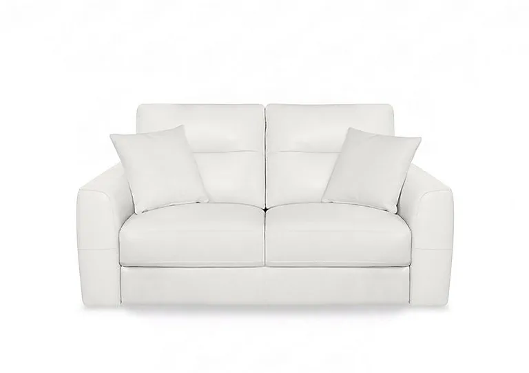 Nest NC Leather 2 Seater Sofa - NC Star White