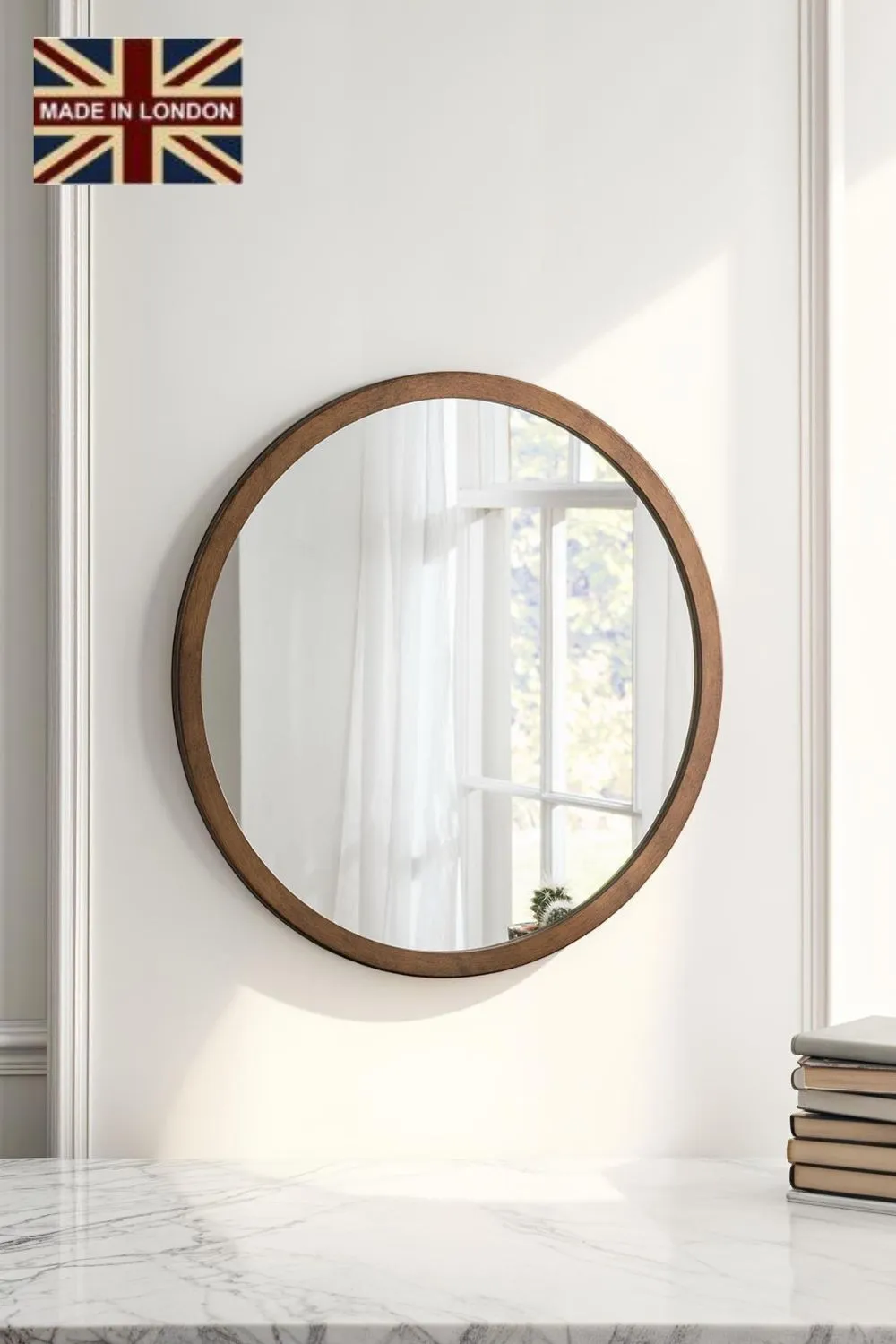 Yearn Mirrors Round wall mirror Bronze 102cm