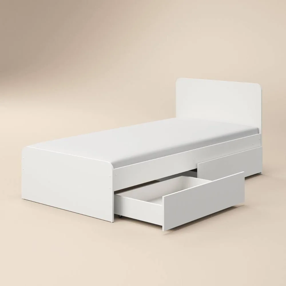 Flair Wizard Single Bed Frame in White 5