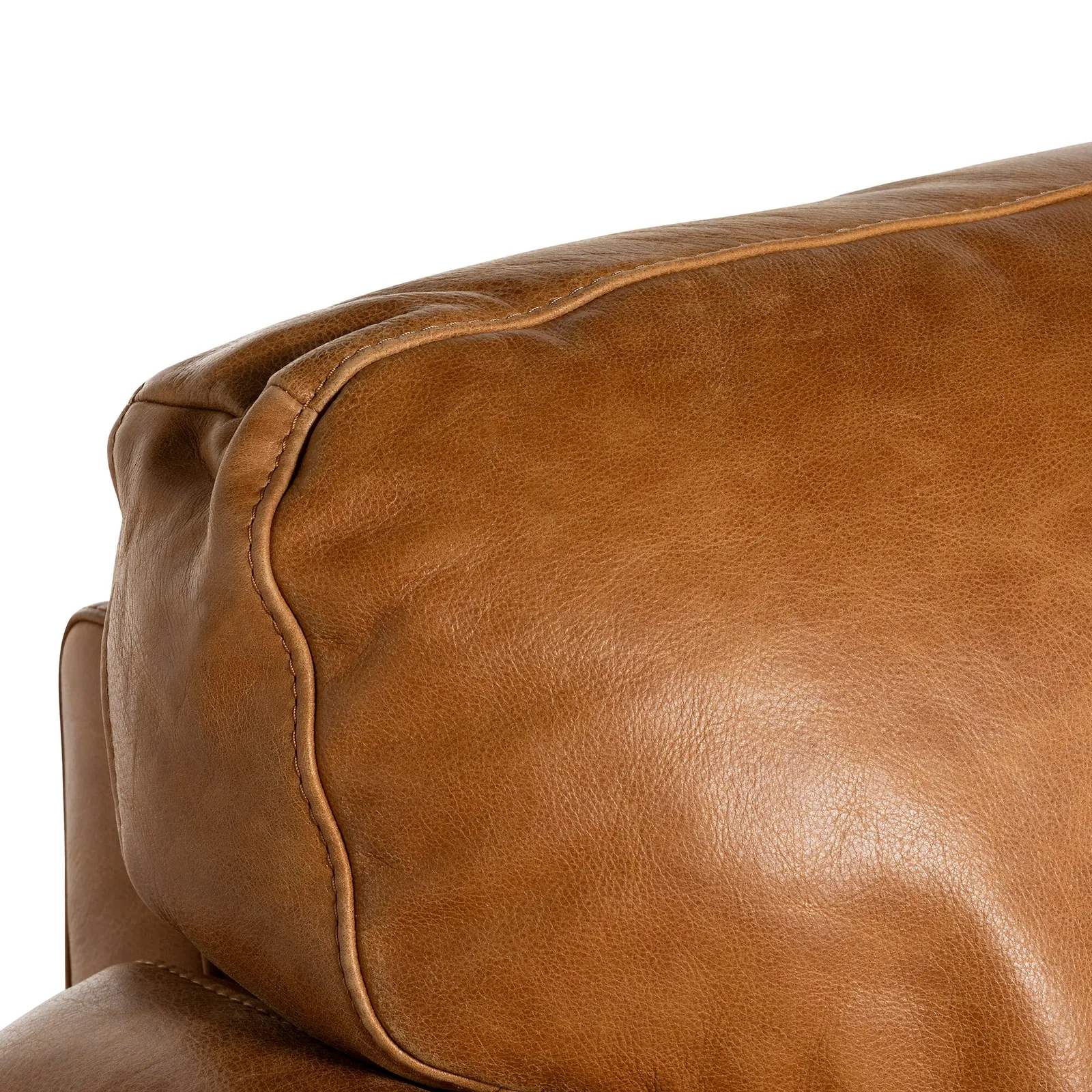 Ledbury 1.5 Seater Sofa, Brown Leather | Barker & Stonehouse 4