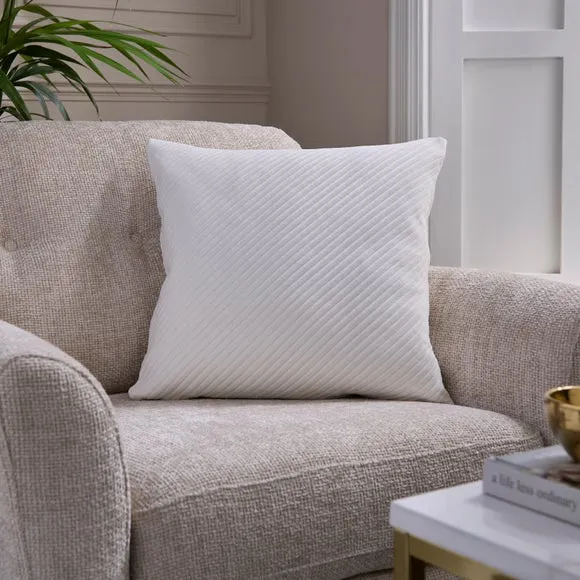 Diagonal Rib Square Cushion 1