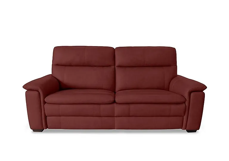 Recharge 3 Seater Leather Sofa - BV Deep Red - Sofas and Armchairs - In Time for Christmas