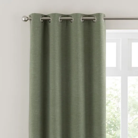 Calista Eyelet Curtains (Blackout Available) 1