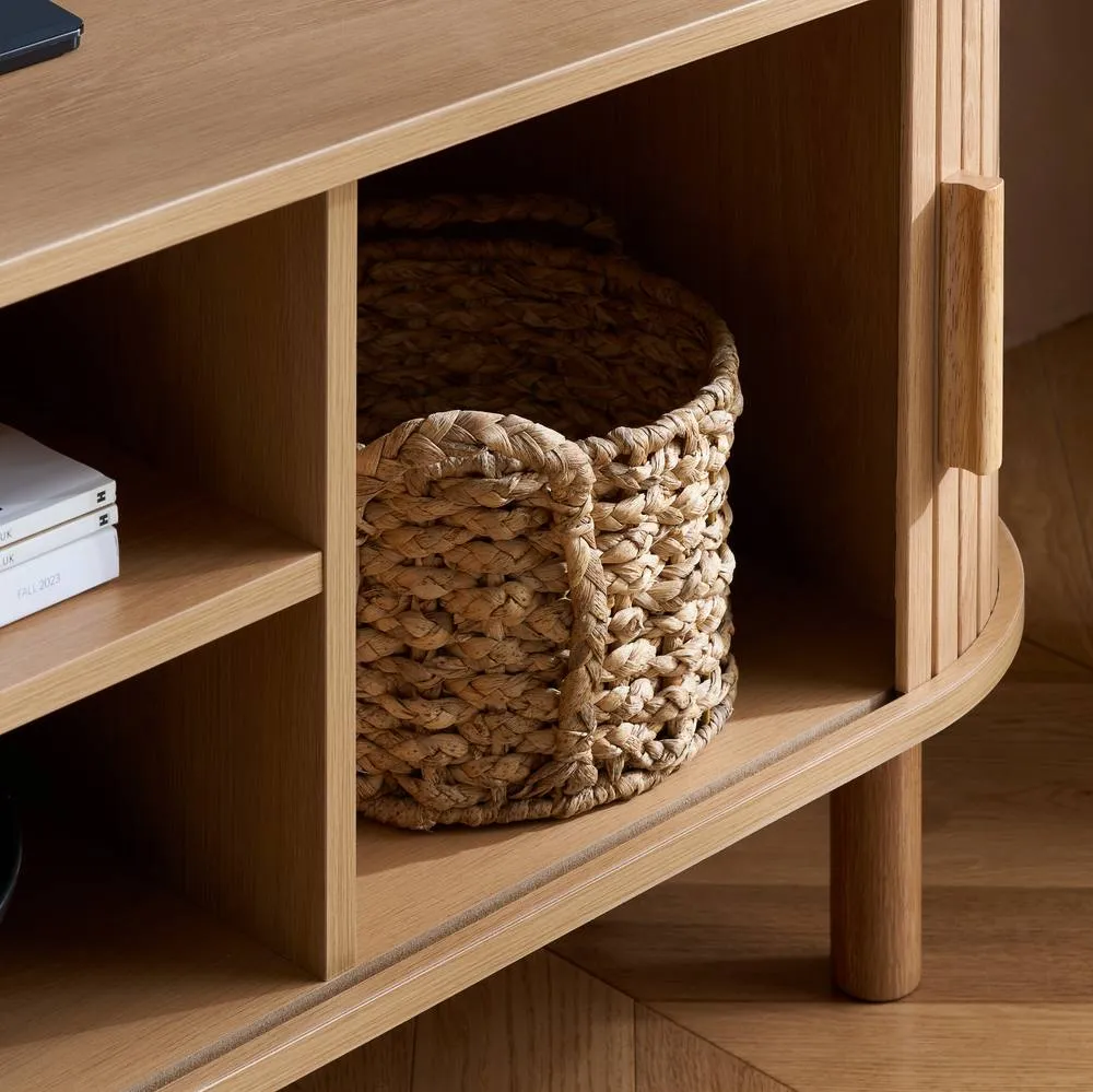Birlea Axel Fluted TV Unit in Brown 3