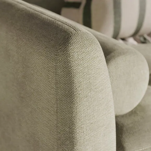 Max Soft Tonal Chenille 3 Seater Sofa 4